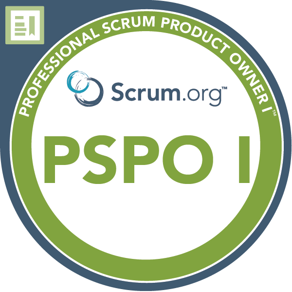 Professional Scrum Product Owner Badge